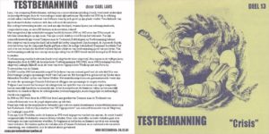 Testbemanning cd-hoesje deel 13