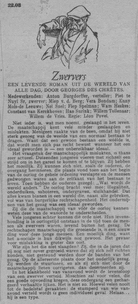 Datum uitzending: vrijdag 16-09-1949.