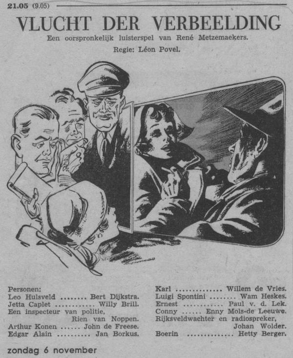 Datum uitzending: zondag 06-11-1955.