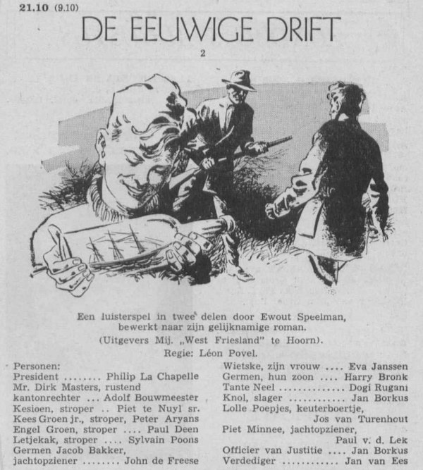 Datum uitzending: zondag 05-08-1956.