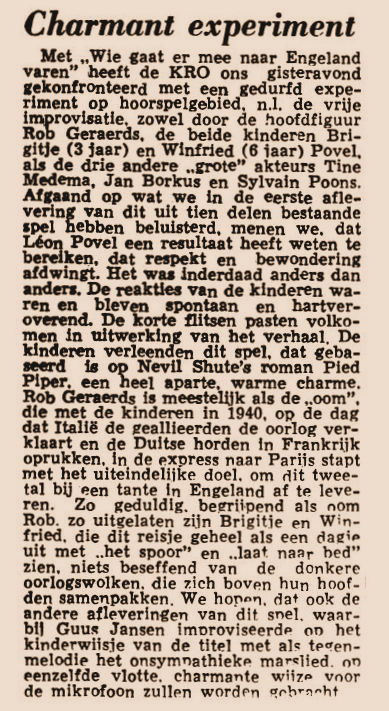 Uit de krant van 06-04-1959.