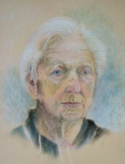 Portrettekening van Léon Povel i(2008).