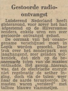 bericht uit Twentsch dagblad Tubantia van 17-01-1955